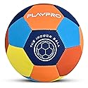 PLAYPRO Indoor House Training Soccer Ball, Size 4 (Blue, 4)