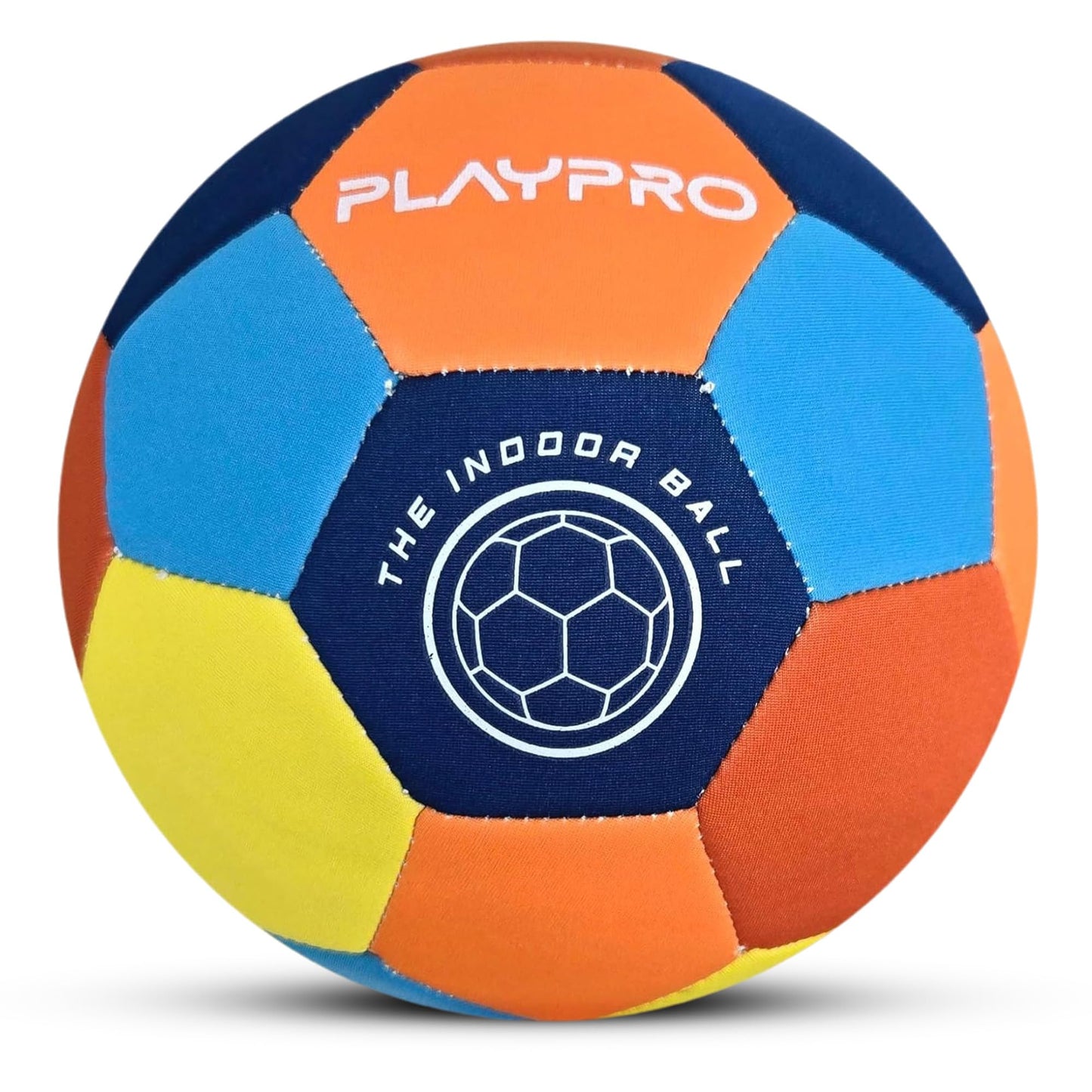 PLAYPRO Indoor House Training Soccer Ball, Size 4 (Blue, 4)