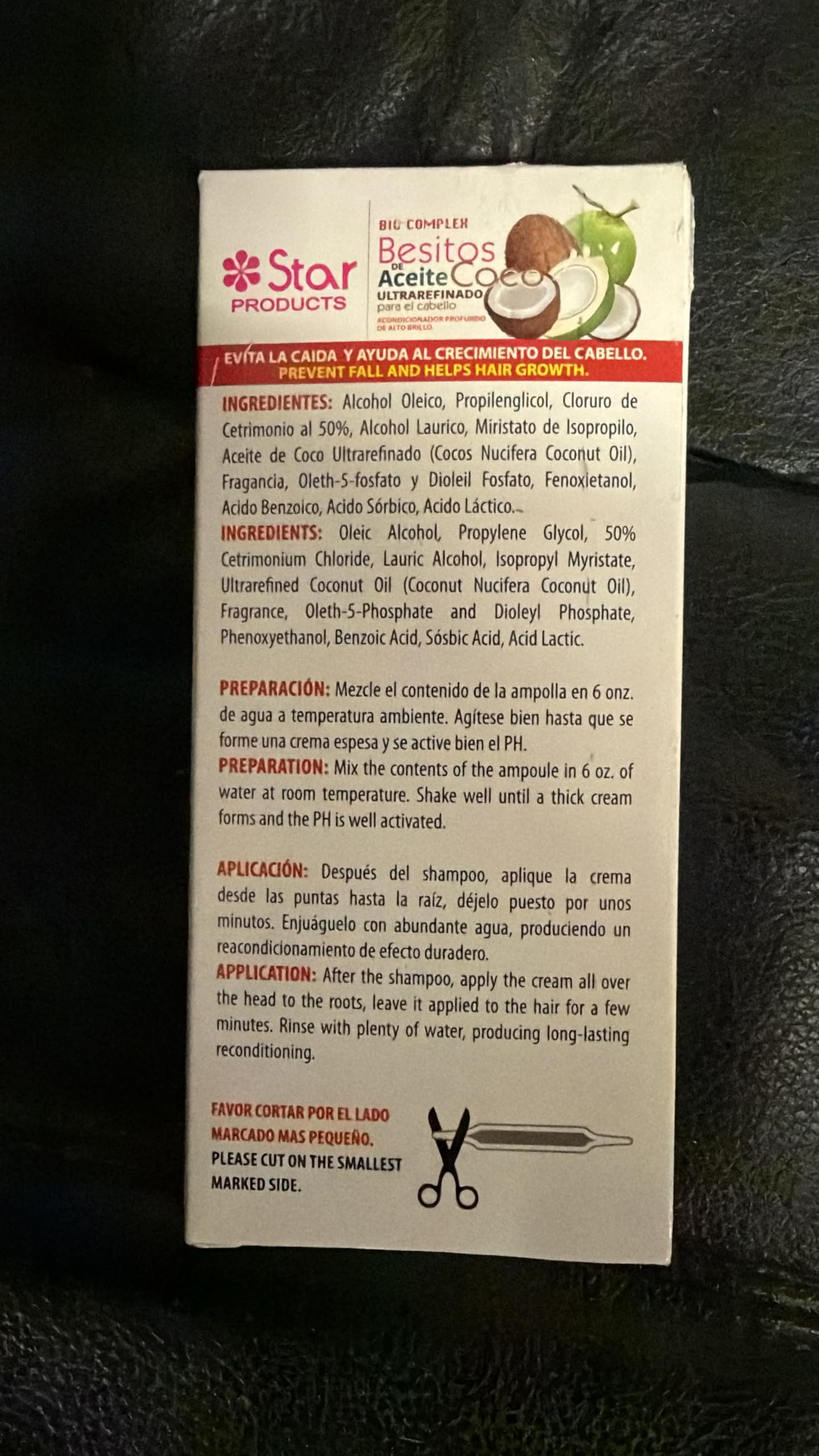 Bio Complex Coconut Oil Capsules 3Pack - 0.61 oz Each, Deep Moisturizing Hair Treatment for Repair, Hydration, and Strengthening