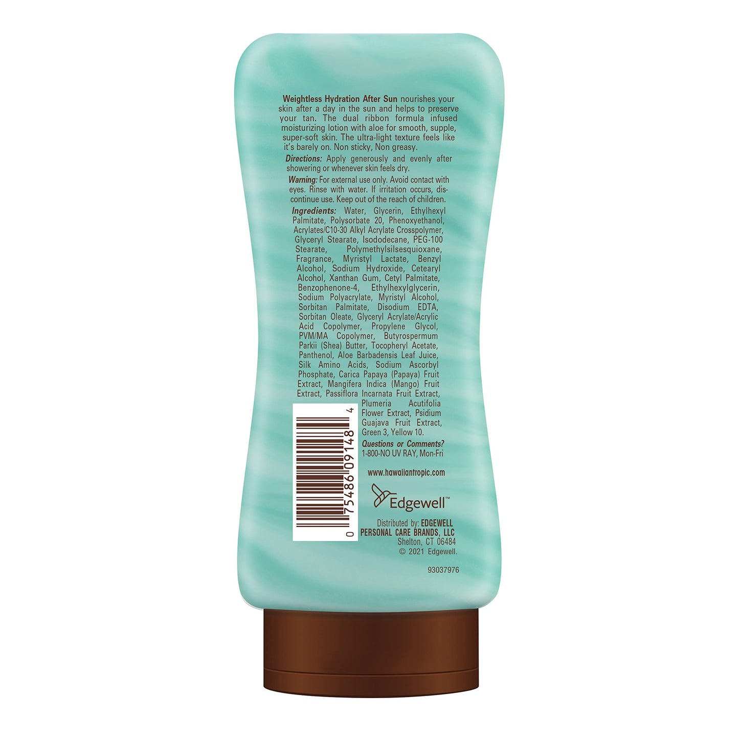 Hawaiian Tropic Weightless Hydration After Sun Lotion with Aloe, 6oz | Hawaiian Tropic Lotion, Moisturizing Lotion, After Sun Care, After Sun