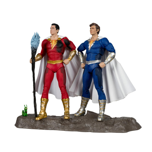 McFarlane Toys - DC Multiverse Shazam & Freddy Freeman 2pk 7in Action Figures, Gold Label, Amazon Exclusive