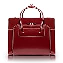 McKlein LAKE FOREST, 15" Leather Business Women Laptop/Tablet Briefcase Bag/Leather Case, Computer Travel Case, Laptop Professional Shoulder Bag