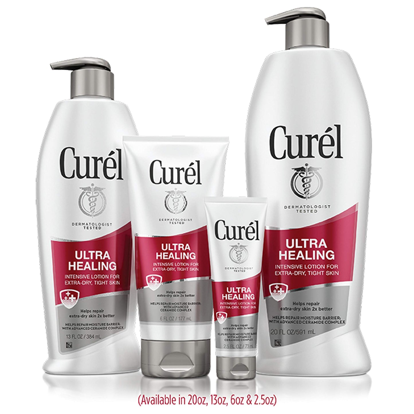 Curél Ultra Healing Body Lotion, Moisturizer for Extra Dry Skin, Body and Hand Lotion with Advanced Ceramide Complex and Hydrating Agents, 6 Ounce