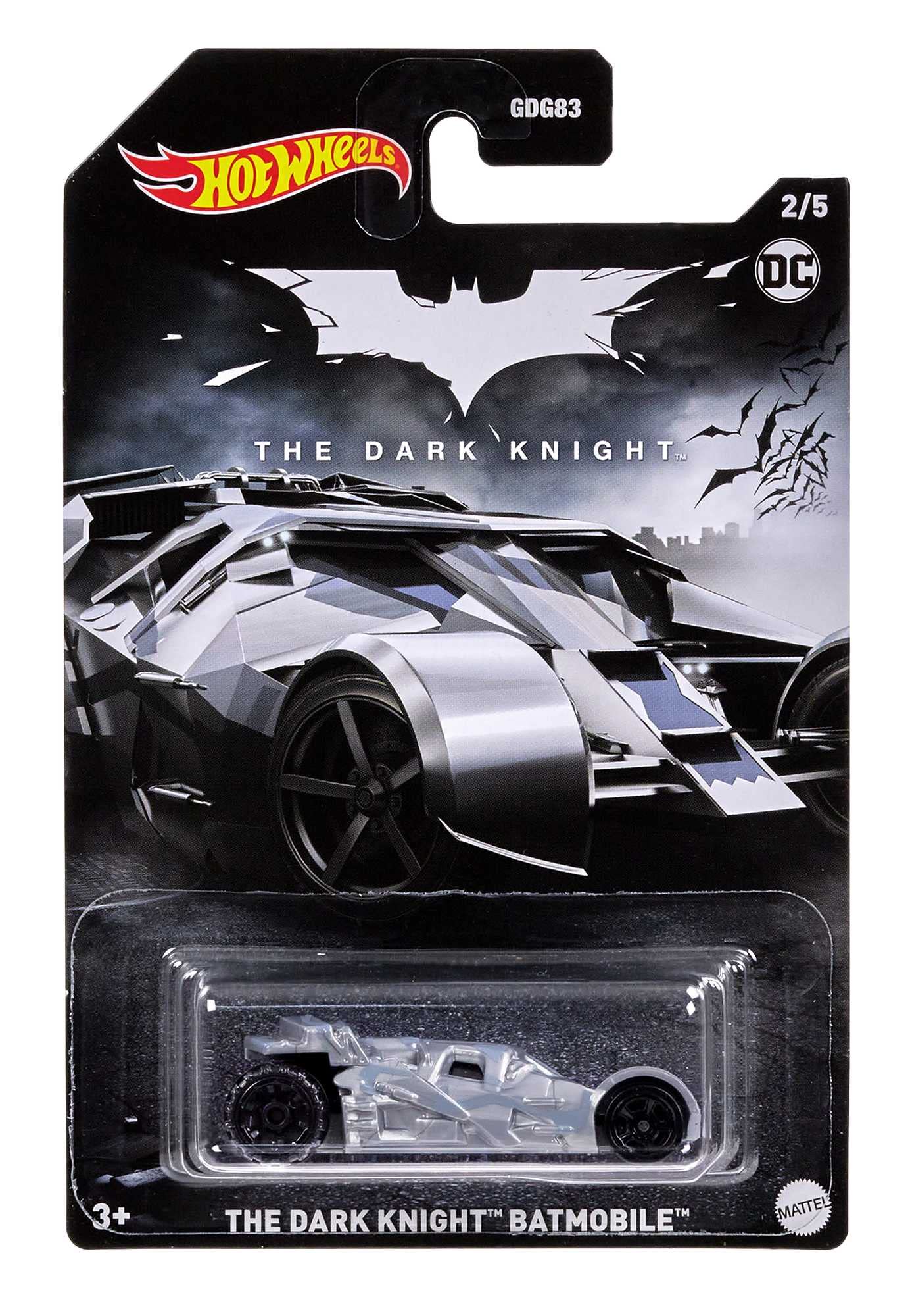 Hot Wheels Batmobile, 1 1:64 Scale Toy Car, DC Batmobile Collectible Vehicle, Toy for Batman Fans & Kids, HMV72 (Assorted Design)