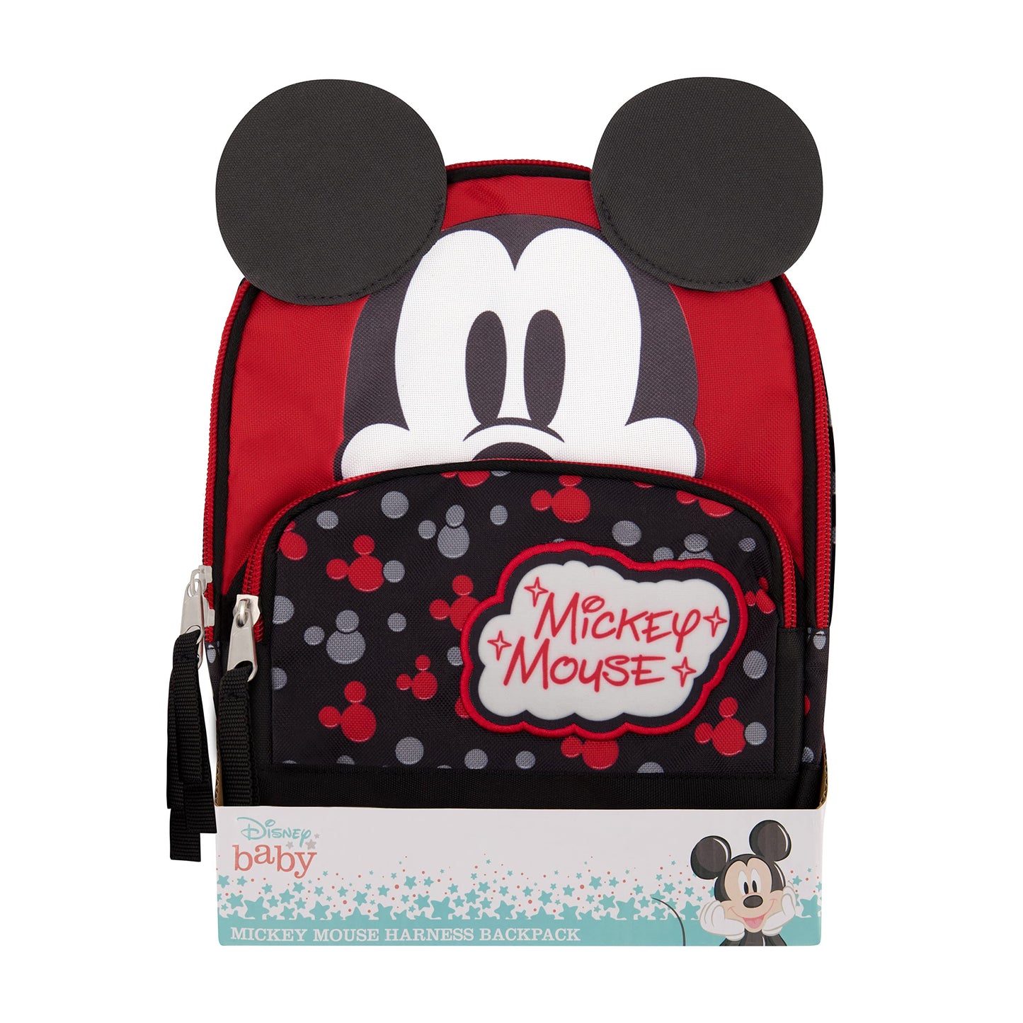 Disney Harness Backpack with Removable Tether - Travel Toddler Safety Backpack - Anti-Lost Kids’ Mini Backpack - Kids Baby Harness Backpack for Boys Girls