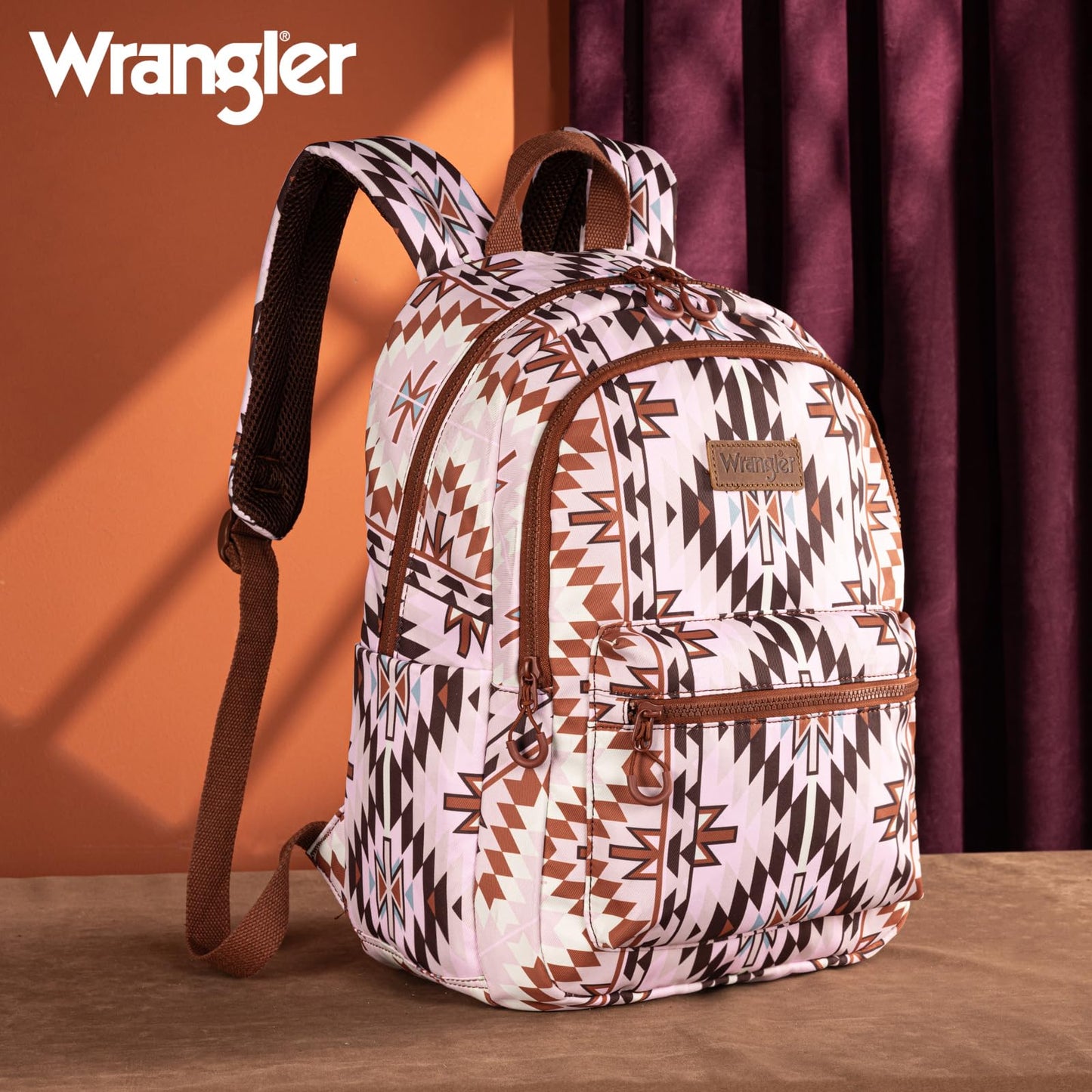 Montana West x Wrangler Aztec Backpack Mommy Daypack Western Travel Bag for Women