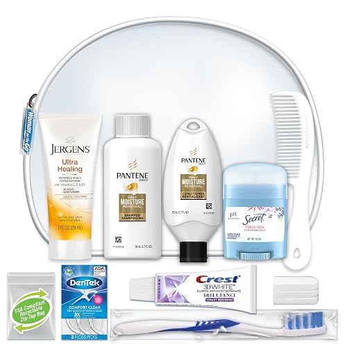 Convenience Kits Women’s Pantene Deluxe 9-Piece Travel Kit