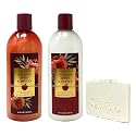 Bath & Body Works Champagne Apple & Honey Shampoo and Conditioner Bundle with a Natural Oats Sample Soap - Full Size
