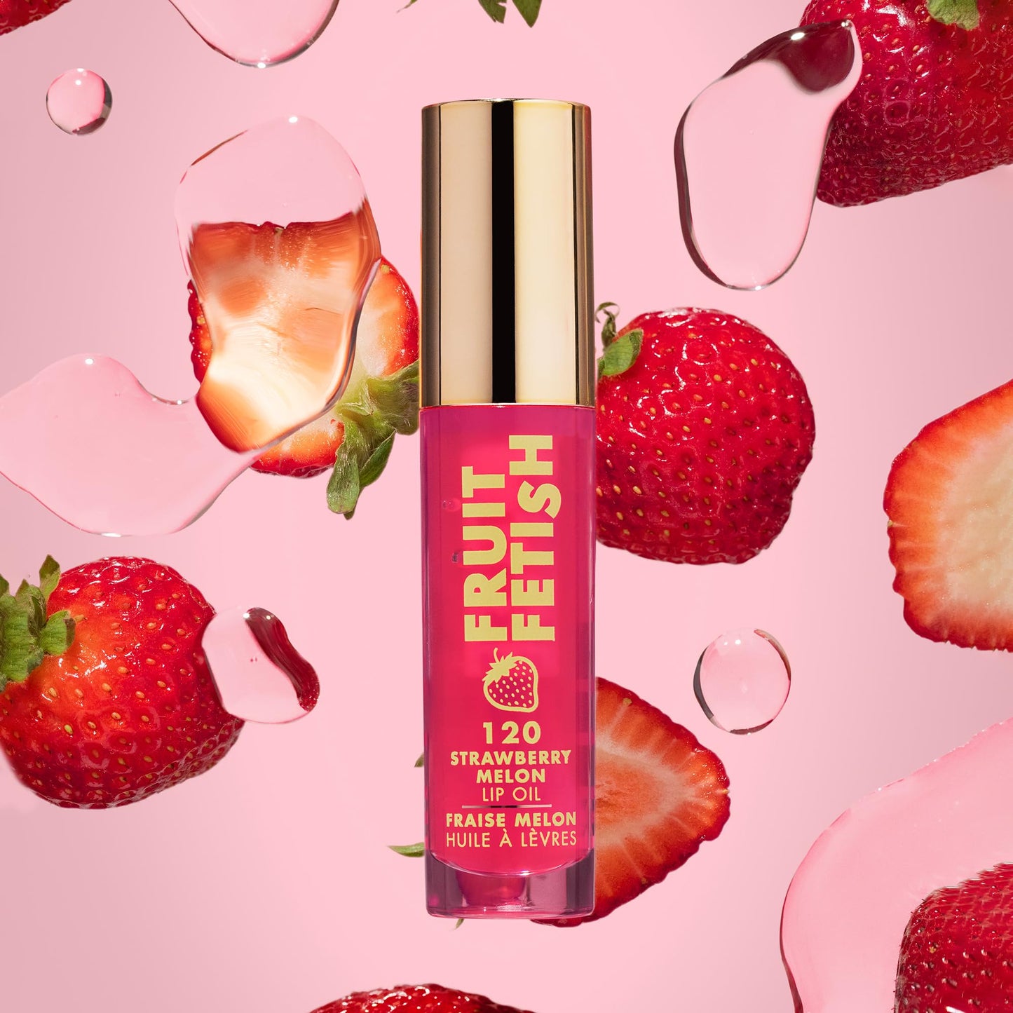 Milani Fruit Fetish Lip Oil, Tinted Lip Gloss & Hydrating Lip Oil Treatment, Moisturizing Non Sticky Clear Shine, High Shine Lip Balm for Dry Lips