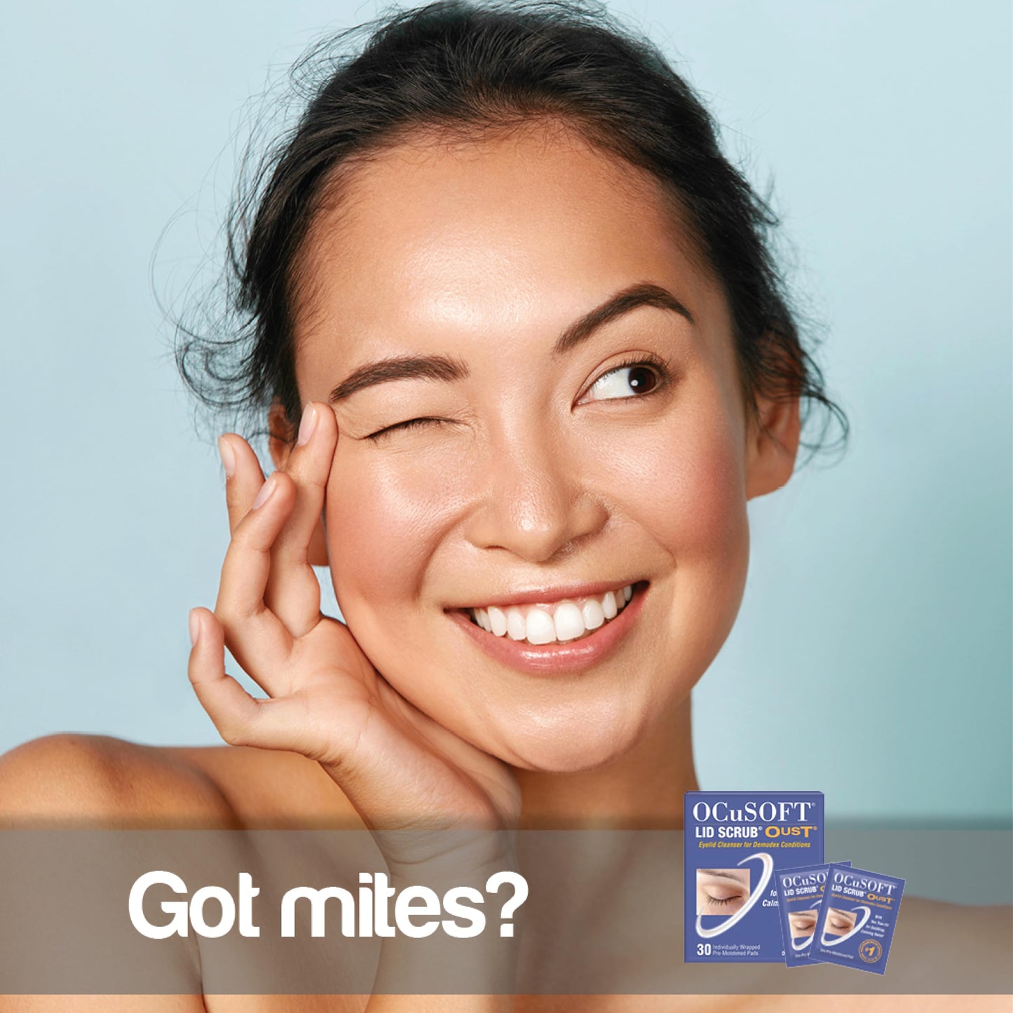 OCUSOFT LID SCRUB OUST CLEANSER PADS - 30/CTN