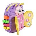 Buckle Toys - Blossom Butterfly Activity Backpack - Educational Learning Toy - Must Have for Long Car Trips - Zippered Pouch for Storage - Great Gift for Toddlers, Girls and Kids