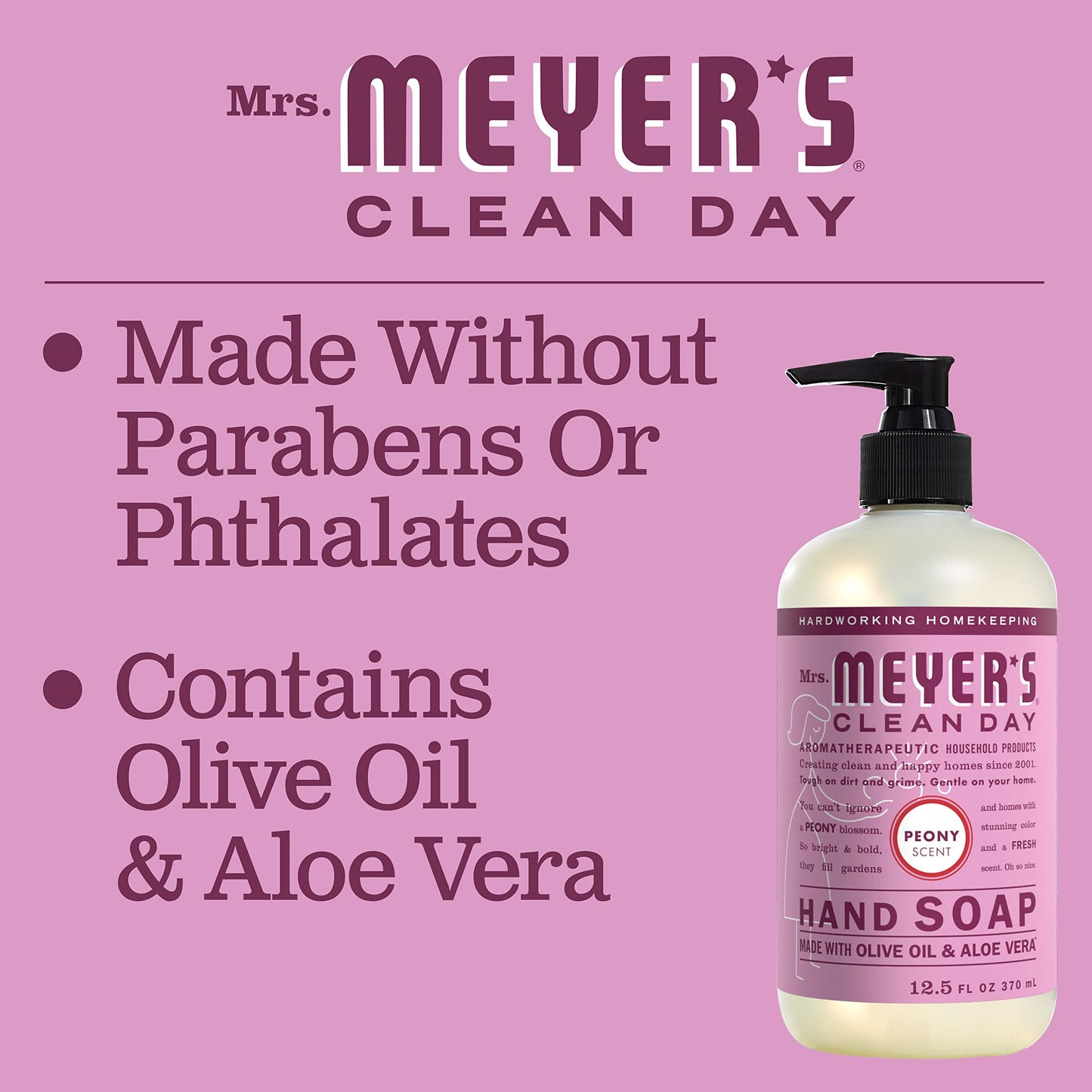 Mrs. MEYER'S CLEAN DAY Limited Edition Hand Soap Bundle (Lilac and Peony)