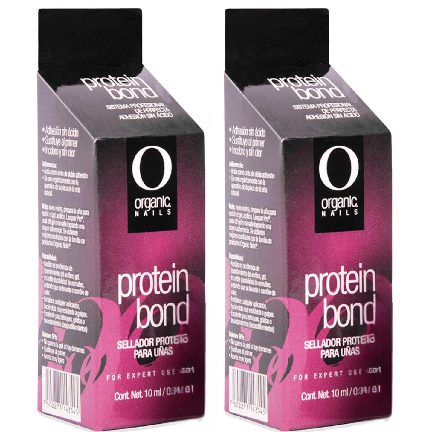 Nail Primer Protein Bond 2-Pack (0.34 fl oz Each) - Non-Acid Nail Bonding Agent for Acrylic & Gel, Strong Adhesion, No-Lift Nail Prep for Gel Polish Beauty & Personal Care Five Brothers Products