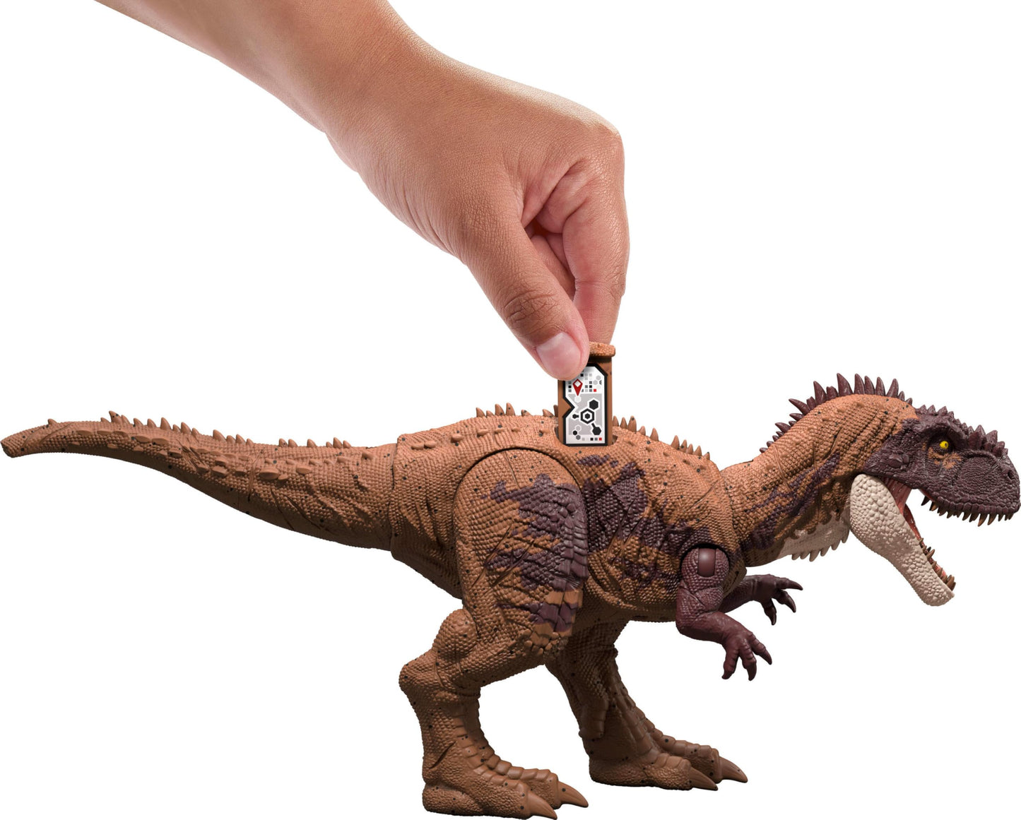 Mattel Jurassic World Dinosaur Toys with Roar Sound & Attack Action, Wild Roar Posable Figures, Physical & Connected Digital Play
