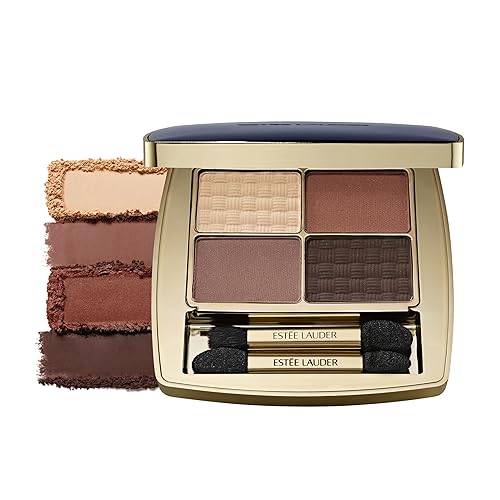 Estée Lauder The Essential Eyeshadow Quad Long-Lasting Palette | Shape, Sculpt, Magnify, Gallery Hop, 0.14 Ounce