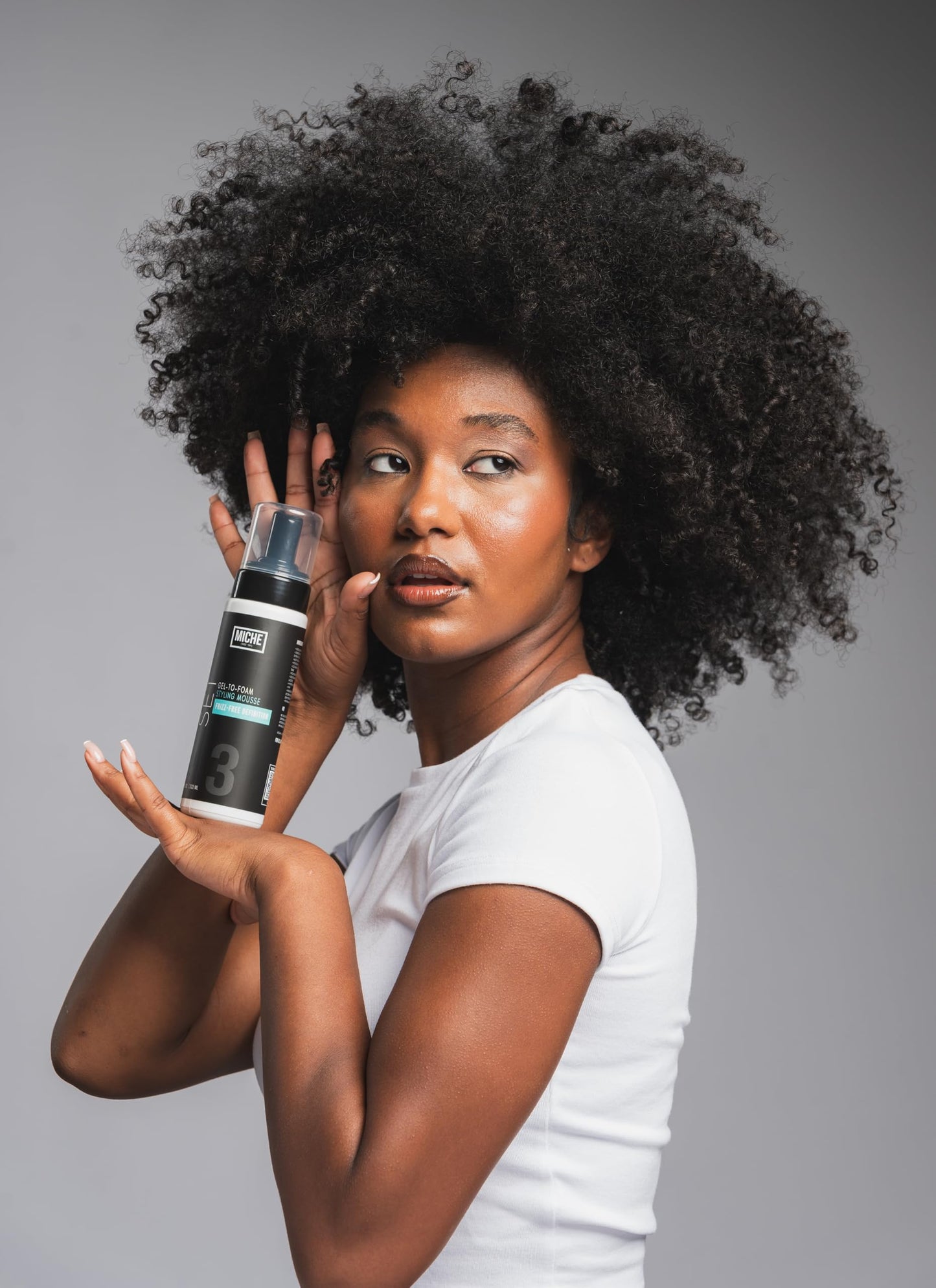 Miche Beauty Set Gel to Foam Mousse - Lightweight Styling Foam for All Hair Types, Long-Lasting Hold & Definition, Flexibility & Frizz Control, 7.5 fl Beauty and Personal Care Miche Beauty