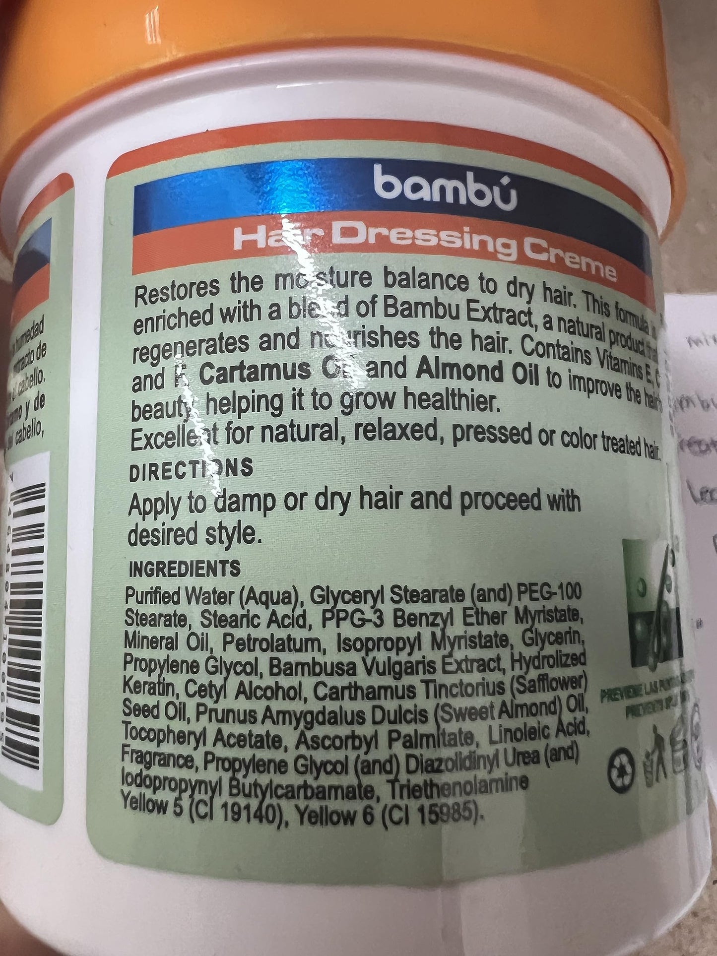 Silicon Mix Bambu Hair Dressing Cream 6oz Pack of 2