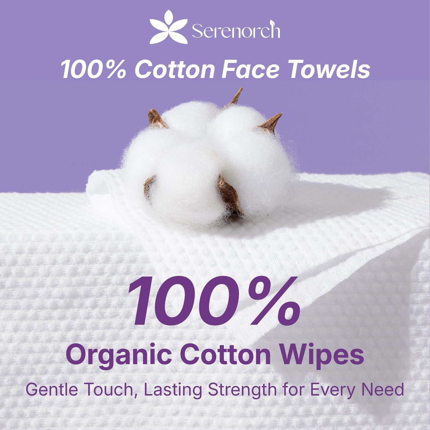 Serenorch Disposable Face Towels for Halloween, 10" x 12" Halloween Gifts for Sensitive Skin, Extra Soft Makeup Remover Dry Wipes, 50 Count Beauty and Personal Care Serenorch