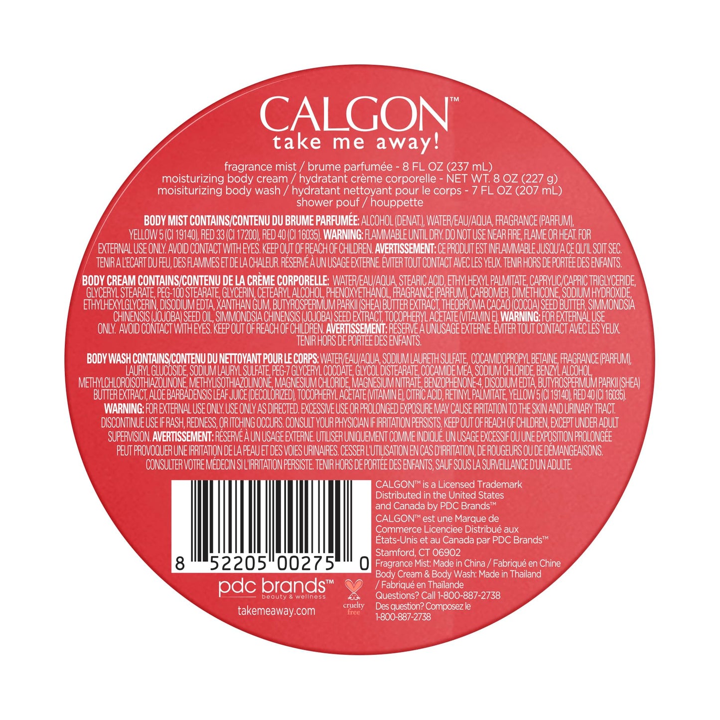 Calgon Hawaiian Ginger Body Care 4-Piece Gift Set Box Beauty & Personal Care Calgon