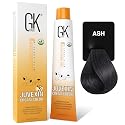 GK HAIR Global Keratin Professional Hair Color Cream Tube (3.4 Fl Oz/100ml) Nourishing & Cleansing Colors for Styling High Performance Long Lasting