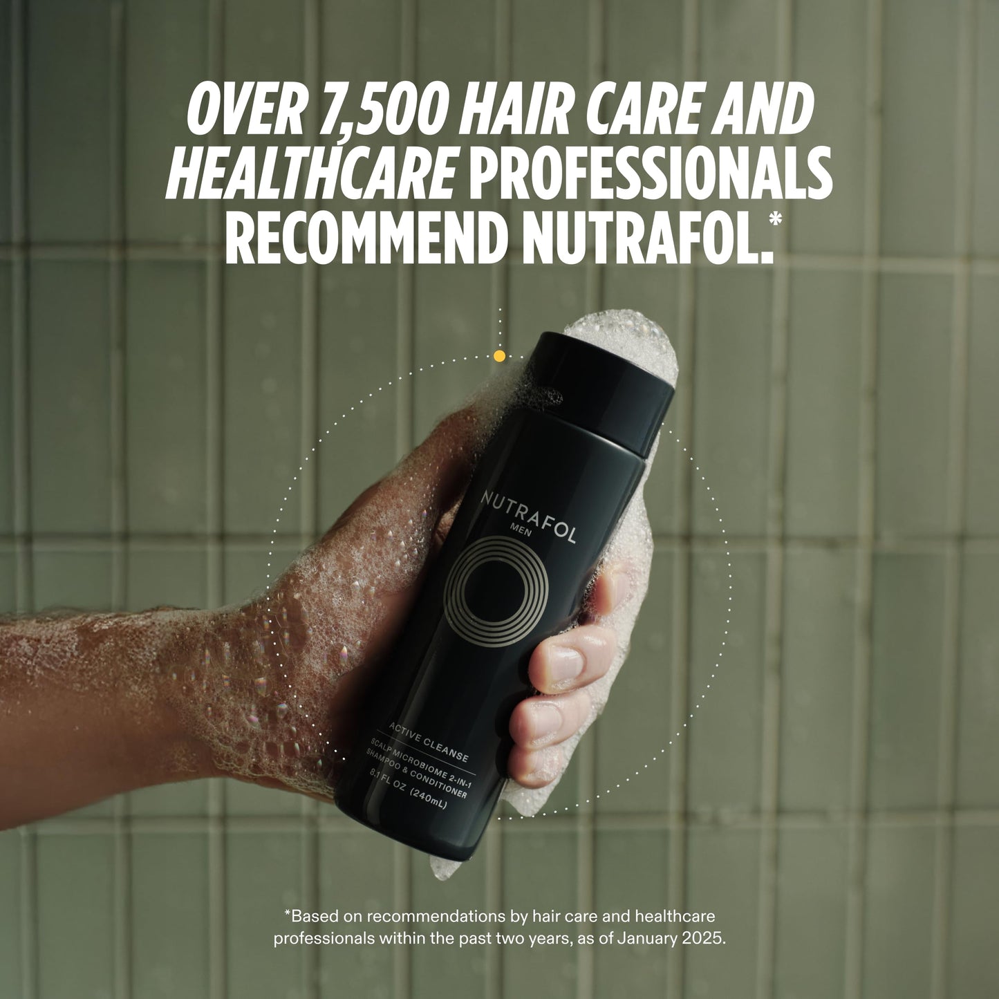 Nutrafol Men's Shampoo and Conditioner 2-in-1, Cleanses, Hydrates, Unclogs Pores, Improves Hair Volume & Strength, Physician-formulated for Thinning Beauty and Personal Care Nutrafol
