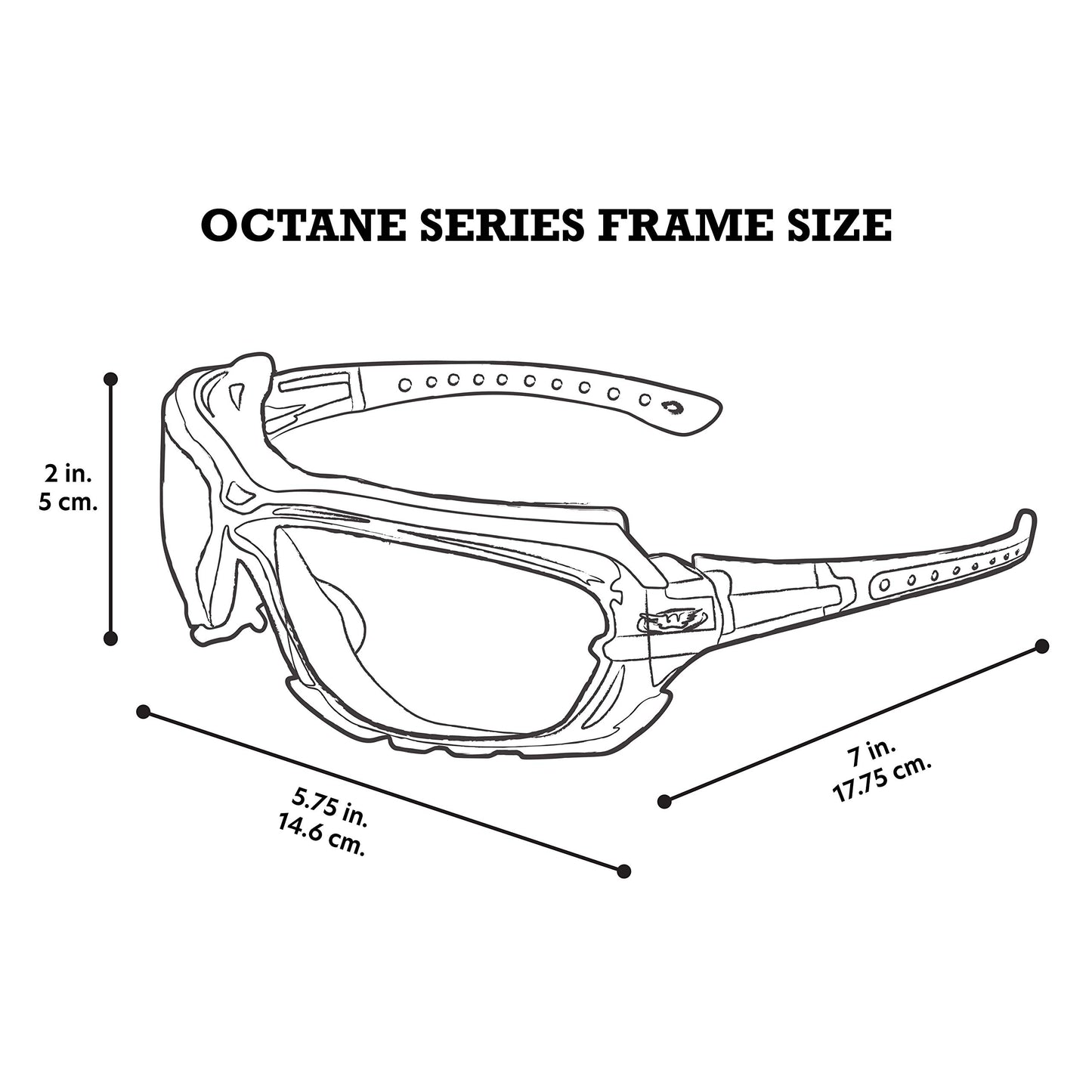Global Vision Octane Anti-Fog Sport Motorcycle Sunglasses Orange Frame w/Clear Lenses