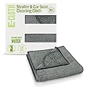 E-Cloth Stroller & Car Seat Cleaning Cloth, Premium Microfiber Cloth with Scrubbing Corner, Ideal for Cleaning Baby Stroller, Car Seats, Car Seat…
