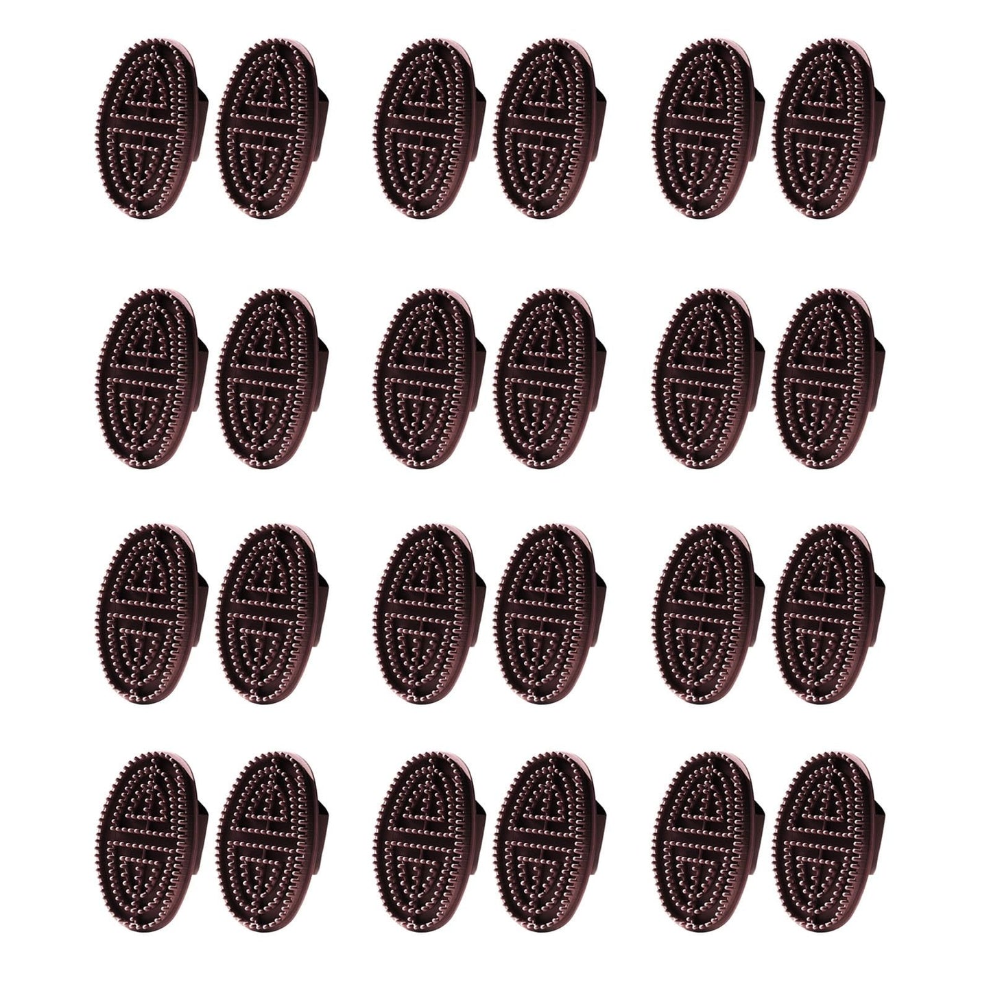 TTOBHF Silicone Meridian Pressure Brush Beauty Salon Cellulite Massage Tool Professional Massage Brush Portable Oil Brush Body Scrubber Bath(Brown) Beauty and Personal Care TTOBHF