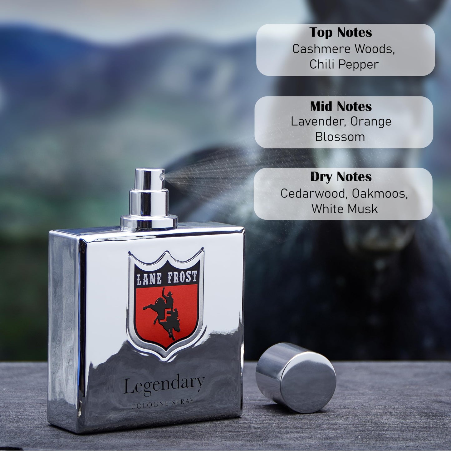 Lane Frost Legendary Cologne Brand Legendary Chrome Cologne 3.4fl oz