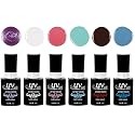 UV-NAILS Gel nail polish cure with UV or LED nail lamp gel polish for nails Set of 6 (SANTORINI) Beauty & Personal Care UV-NAILS