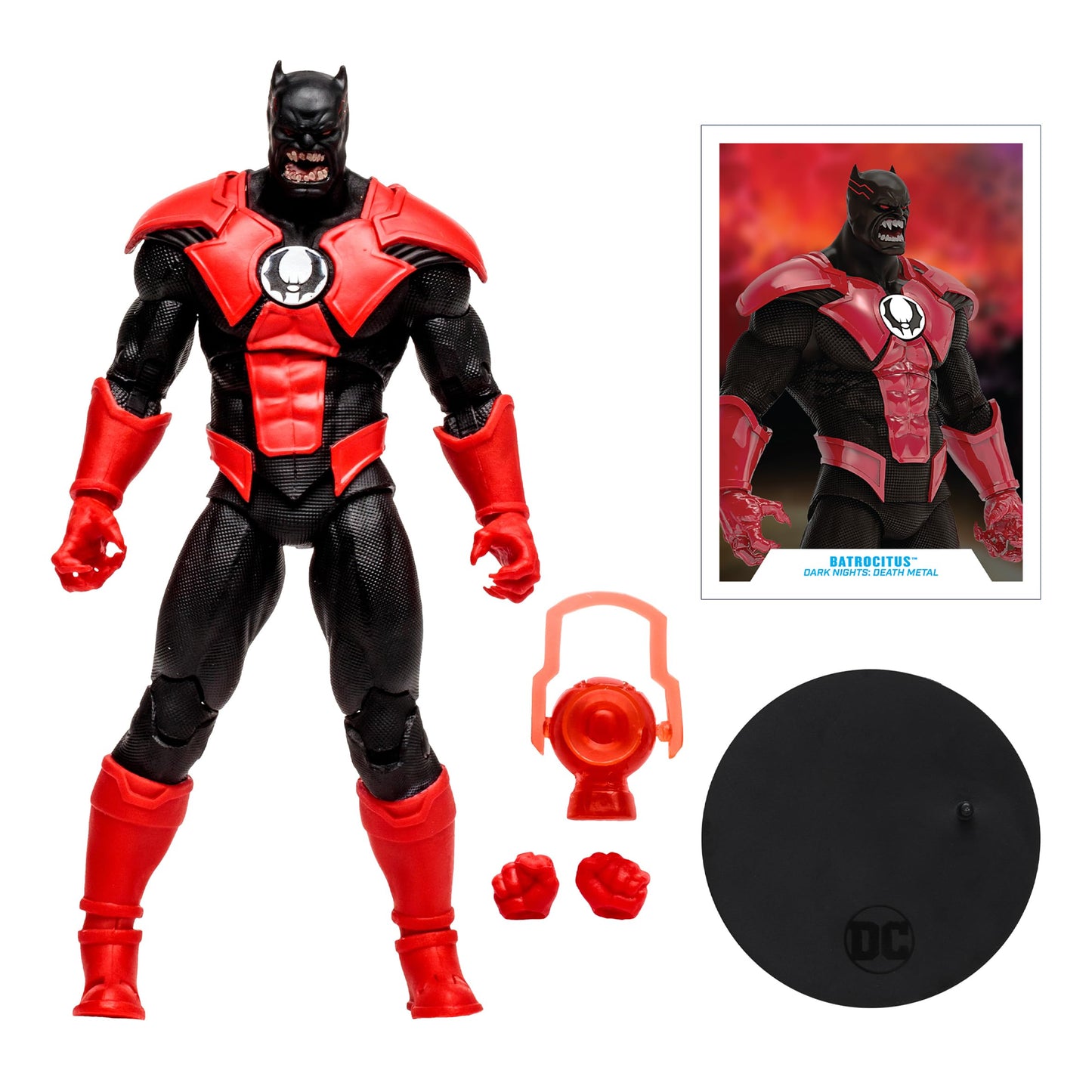 McFarlane Toys - DC Multiverse 7IN - BATROCITUS (Dark Metal), Multicolor