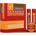 Advanced Hair Repair Shampoo, Conditioner and Deep Conditioner Mask System Set for Dry or Damaged Hair with Argan and Macadamia Oil by Arvazallia