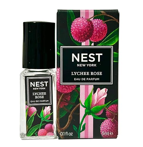 Nest LYCHEE ROSE Rollerball Women EDP Perfume (Mini/Small/Travel Size Parfum) 0.1oz/3mL - 8128
