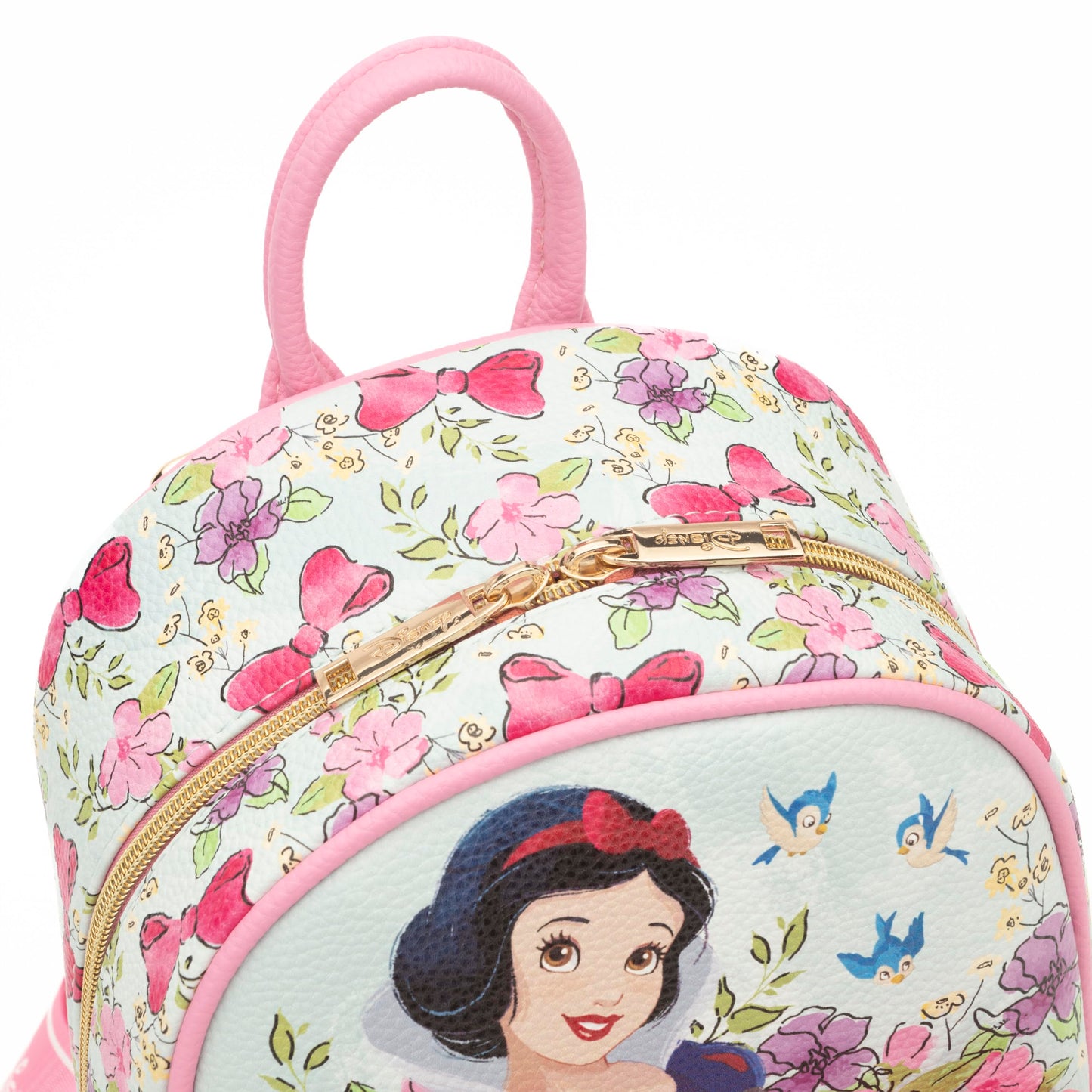 Wondapop - Snow White 11"" Vegan Leather Fashion Mini Backpack, Pink