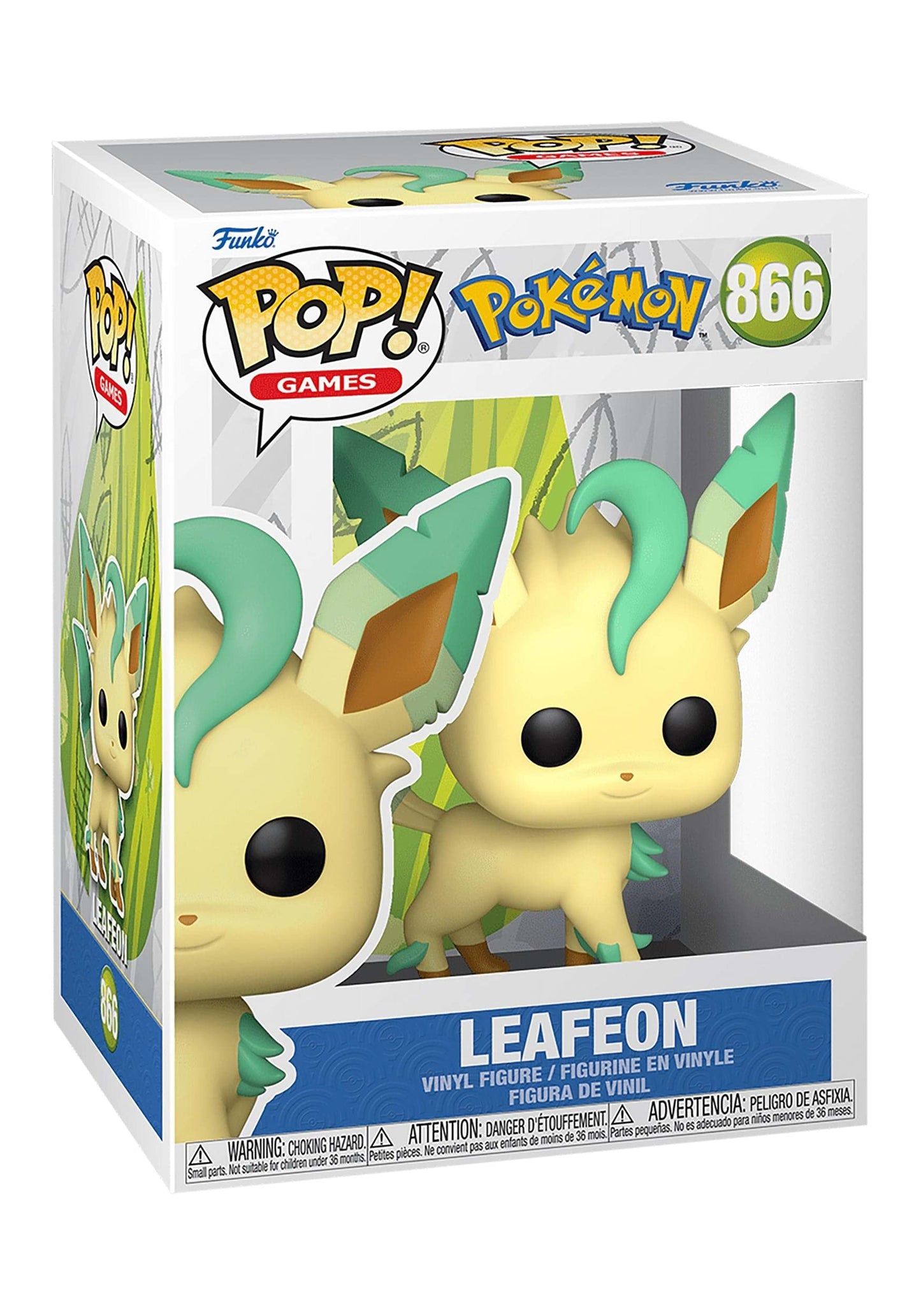 Funko Pop Games: Pokemon - Leafeon - Collectable Vinyl Figure - Gift Idea - Official Merchandise - Toys for Kids & Adults - Video Games Fans - Model…