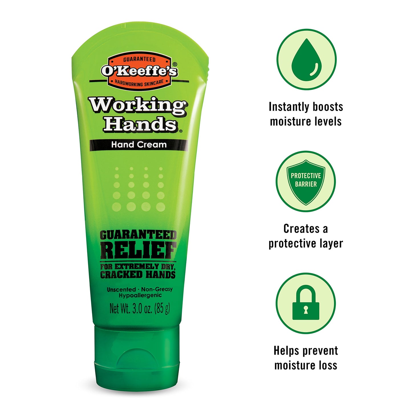 O'Keeffe's K0290004-6 Working Hands Hand Cream Tube (6 Pack), 3 oz