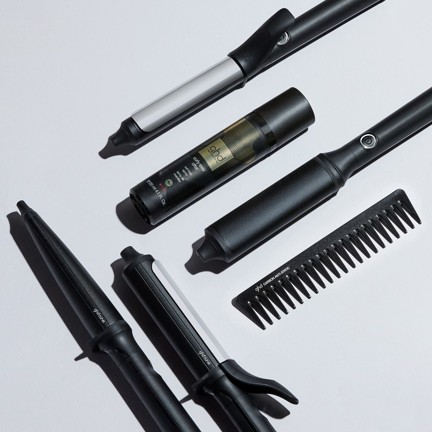 ghd Curly Ever After Heat Protectant for Hair ? Curl Hold Spray for Hair Styling, Heat Protection System for Higher Definition, Longer Lasting