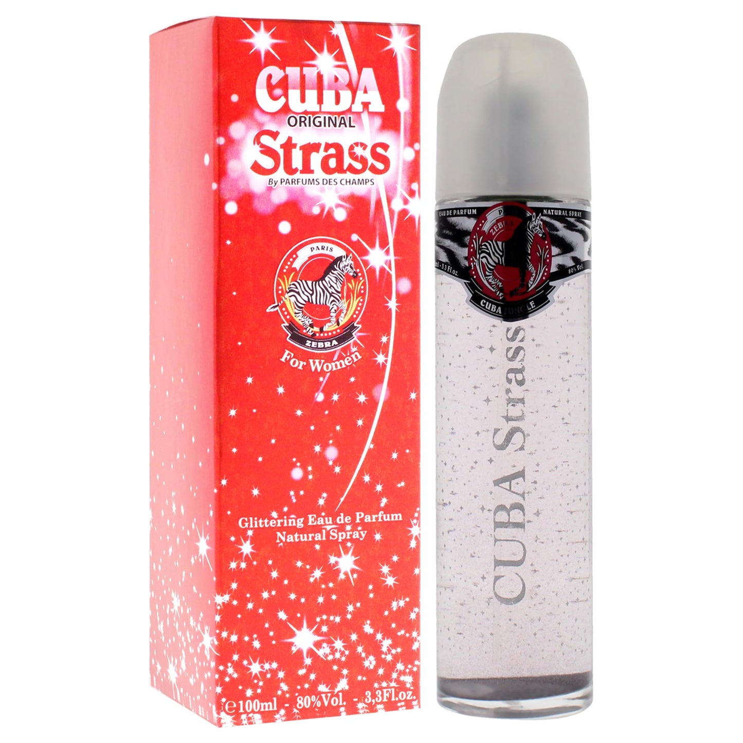 Cuba Cuba Strass Zebra Women EDP Spray 3.3 oz