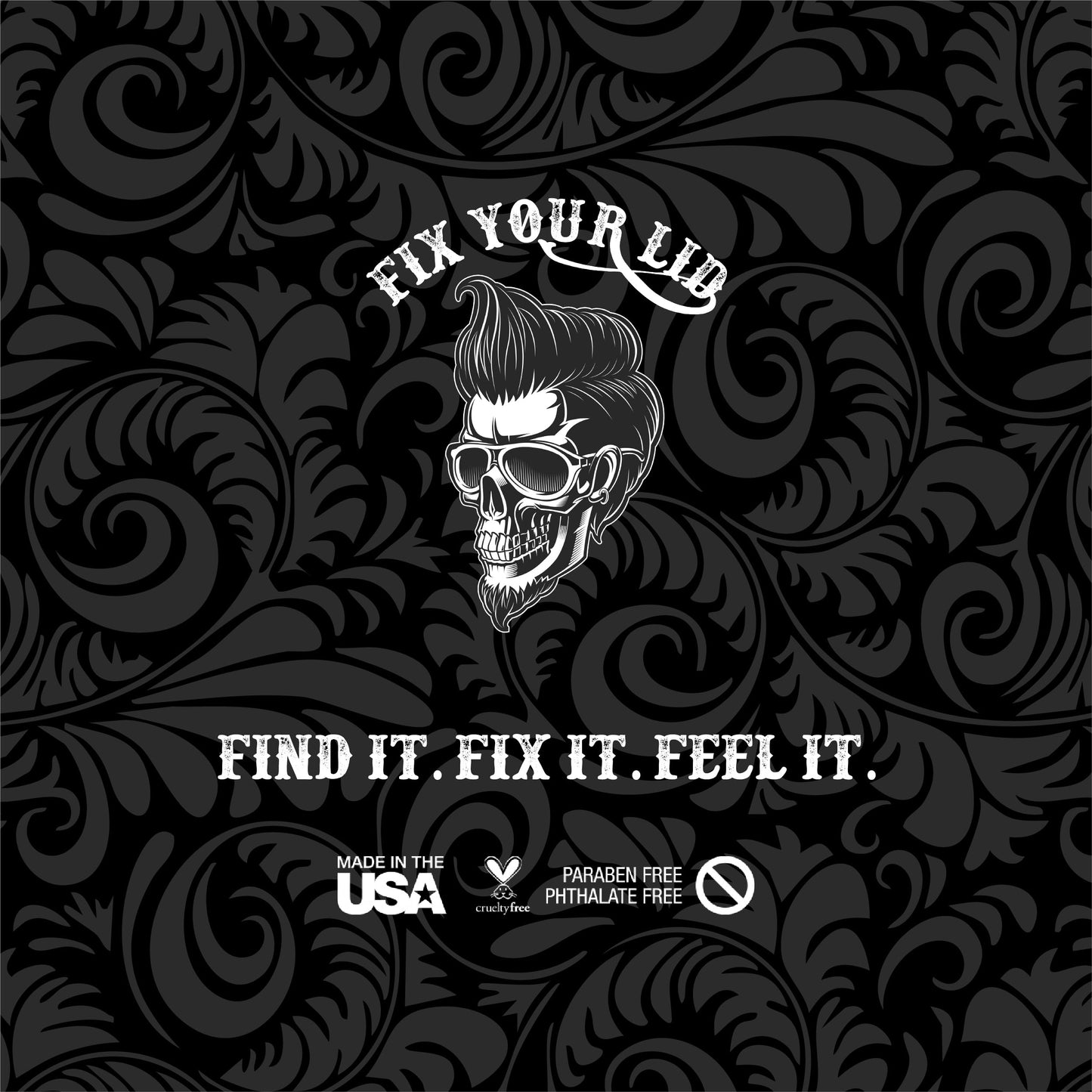 Fix Your Lid Hair Styling Fiber for Men & Boys – High Hold, Low Shine Styling Cream for Short Choppy Hair – Citrus Scent, 3.5 oz