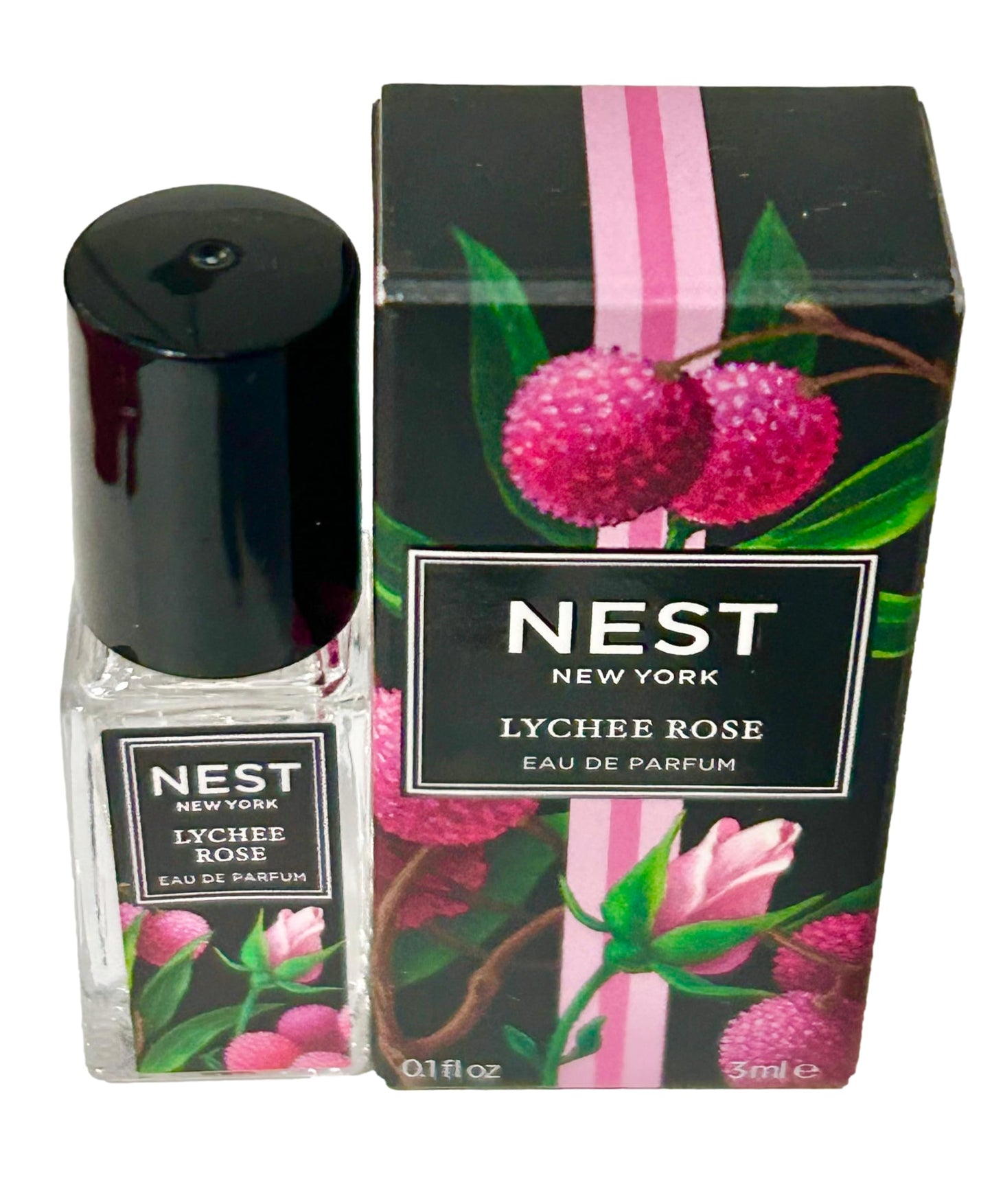 Nest LYCHEE ROSE Rollerball Women EDP Perfume (Mini/Small/Travel Size Parfum) 0.1oz/3mL - 8128