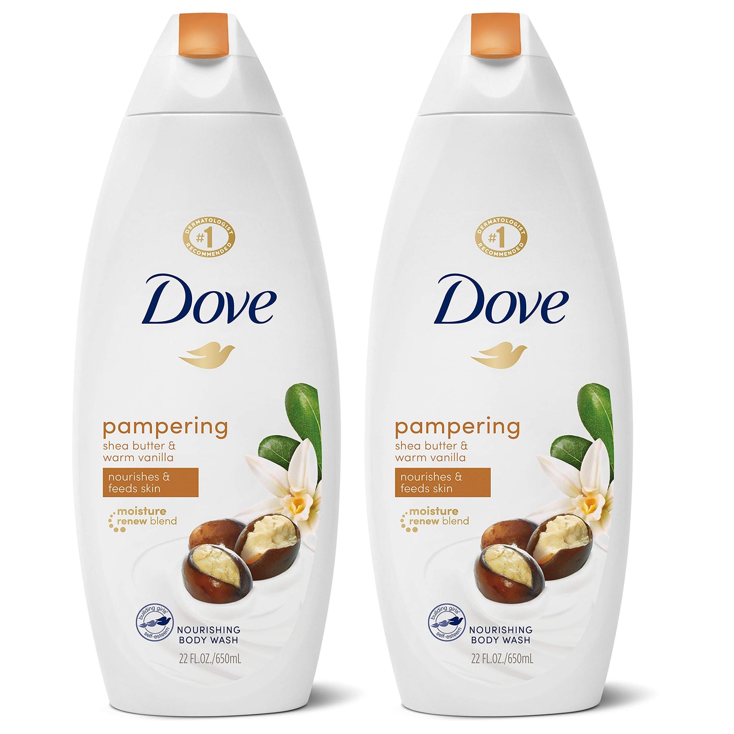 Dove Pampering Body Wash Nourishes & Feeds Skin Shea Butter with Warm Vanilla Effectively Washes Away Bacteria While Nourishing Your Skin 22 oz 2