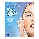 Toute Nuit Wrinkle Patches - Jet - Face Tape for Forehead and Large Frown Lines - Hypoallergenic Anti Wrinkle Patches - 20 Count, Made in USA