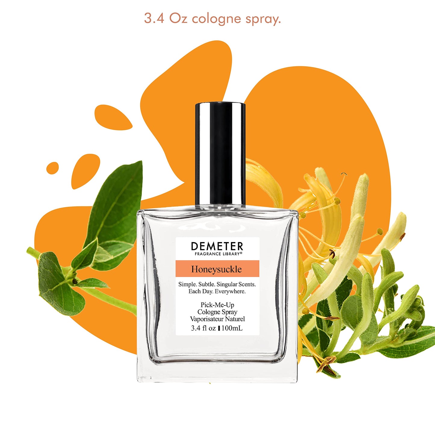 DEMETER Honeysuckle 3.4 Oz Cologne Spray Fragrance Library