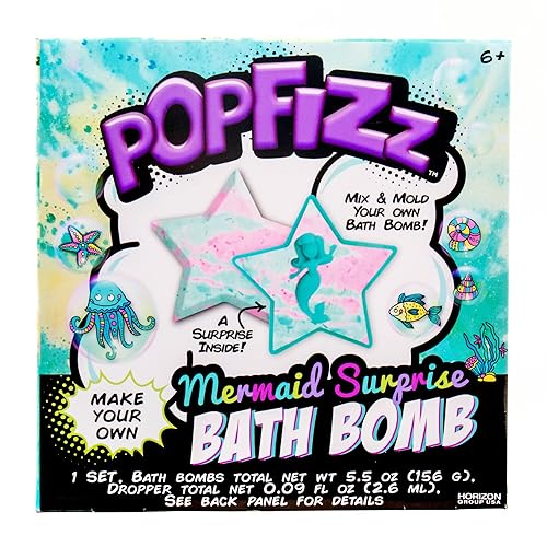 Pop Fizz Make Your Own Glow (85360) - Bath Bombs, Ocean Breeze Scent