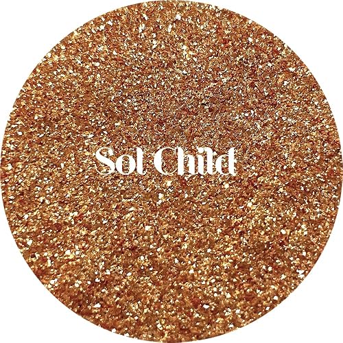 Gold Polyester Glitter | Craft Glitter | Glitter for Arts & Crafts | Tumblers | Cosmetics | Nails | Epoxy Resin Art | Slime | DIY | Body Glitter | 1