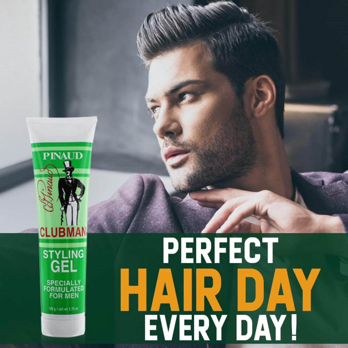 Pinaud Clubman Styling Gel 3.75 oz (Pack of 4)