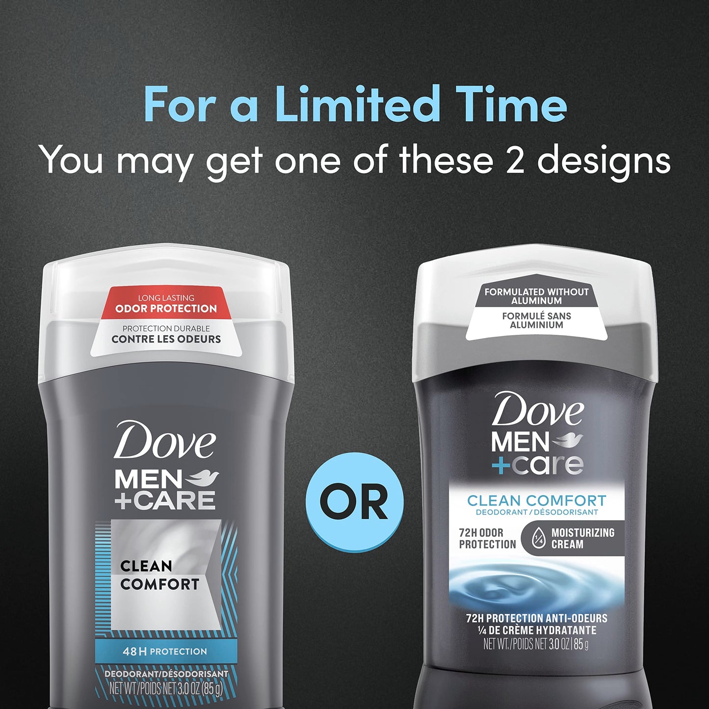 Dove Men+Care Deodorant Stick Aluminum-free formula with 48-Hour Protection Clean Comfort Deodorant for men with Vitamin E and Triple Action Beauty and Personal Care DOVE MEN + CARE