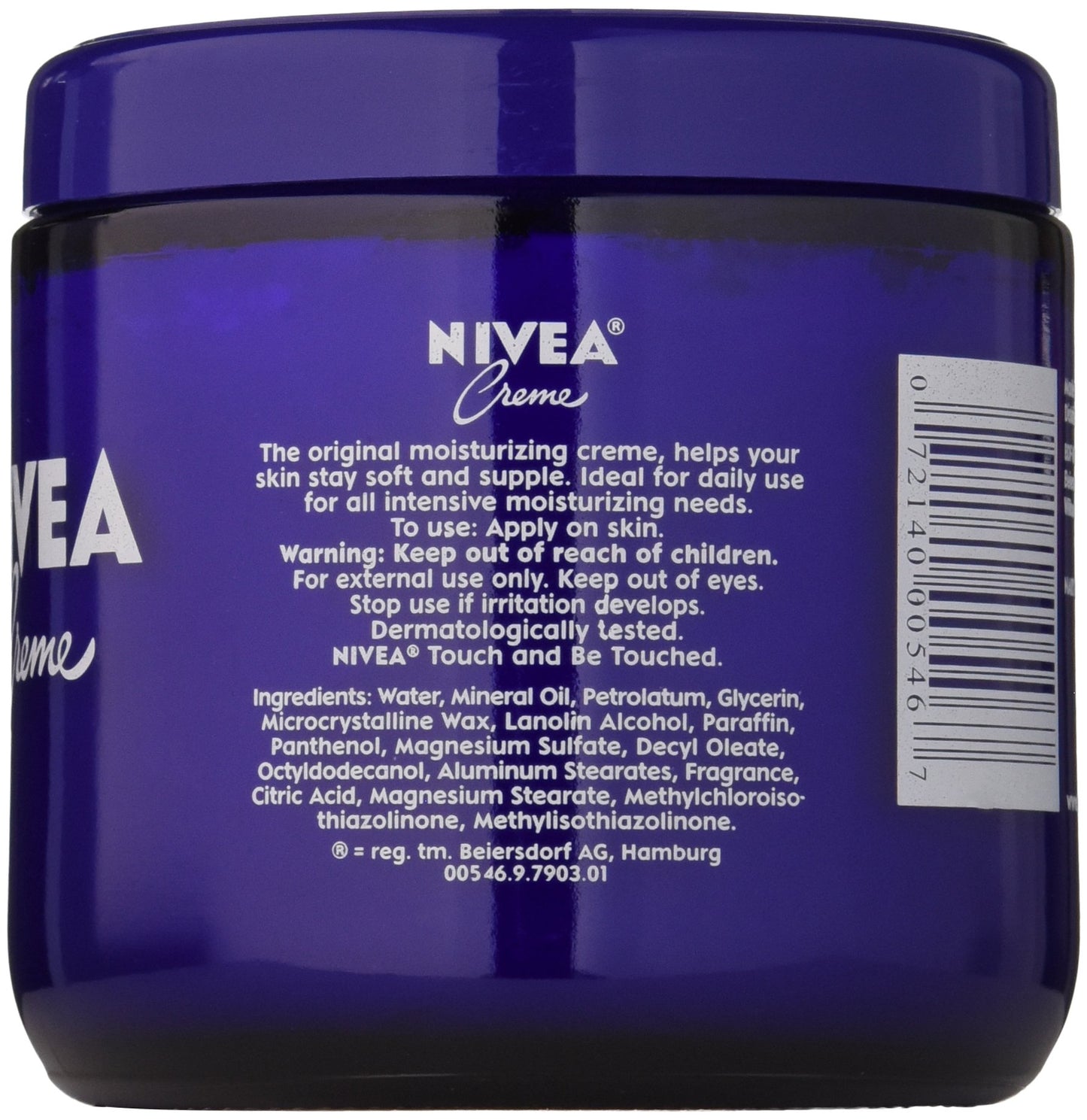 Nivea Body Creme Glass Jar, 13.5 Ounce