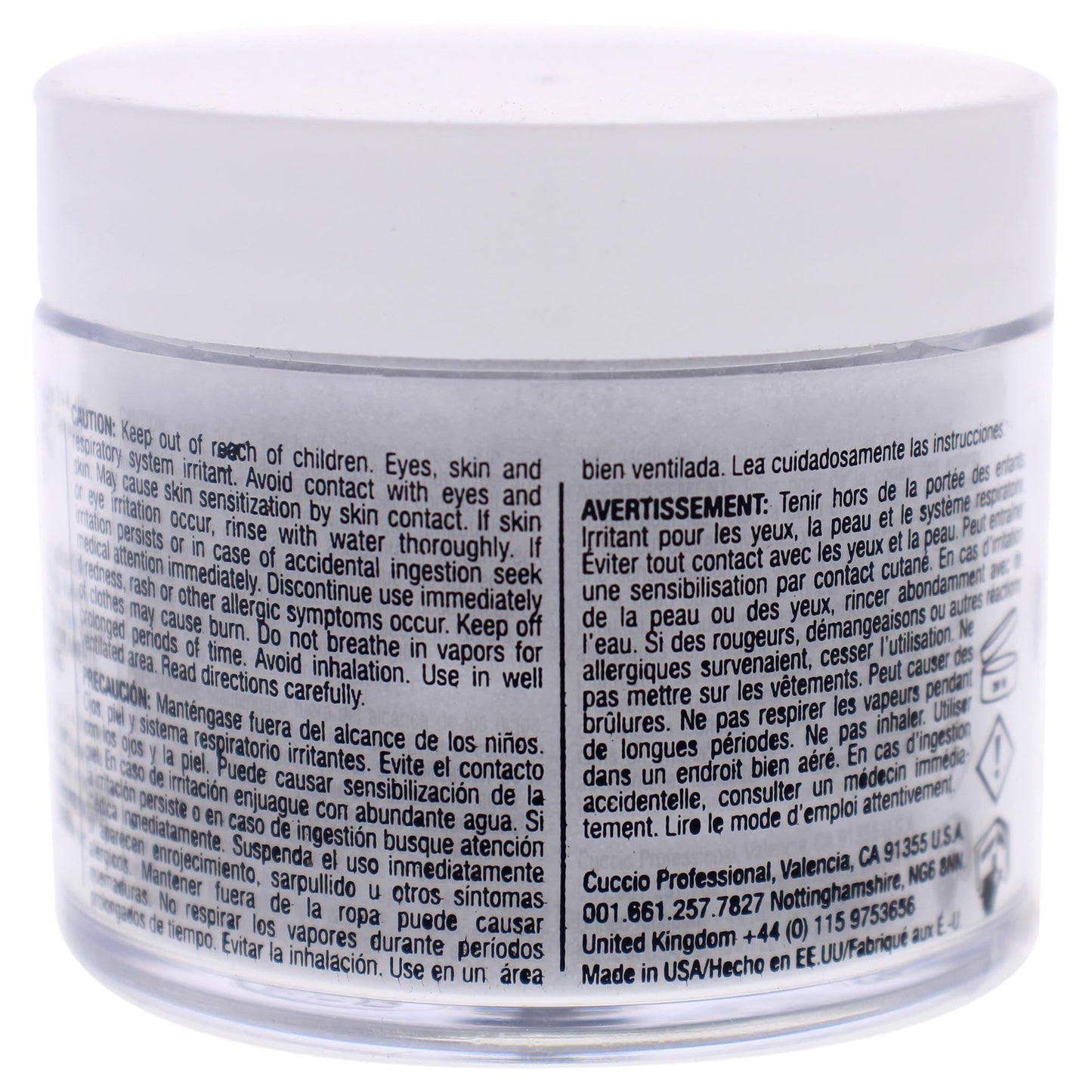 Cuccio Pro Powder Polish Dip- Platinum Silver Glitter- Nail Lacquer for Manicures & Pedicures, Easy & Fast Application/Removal- No LED/UV Light Beauty & Personal Care Cuccio