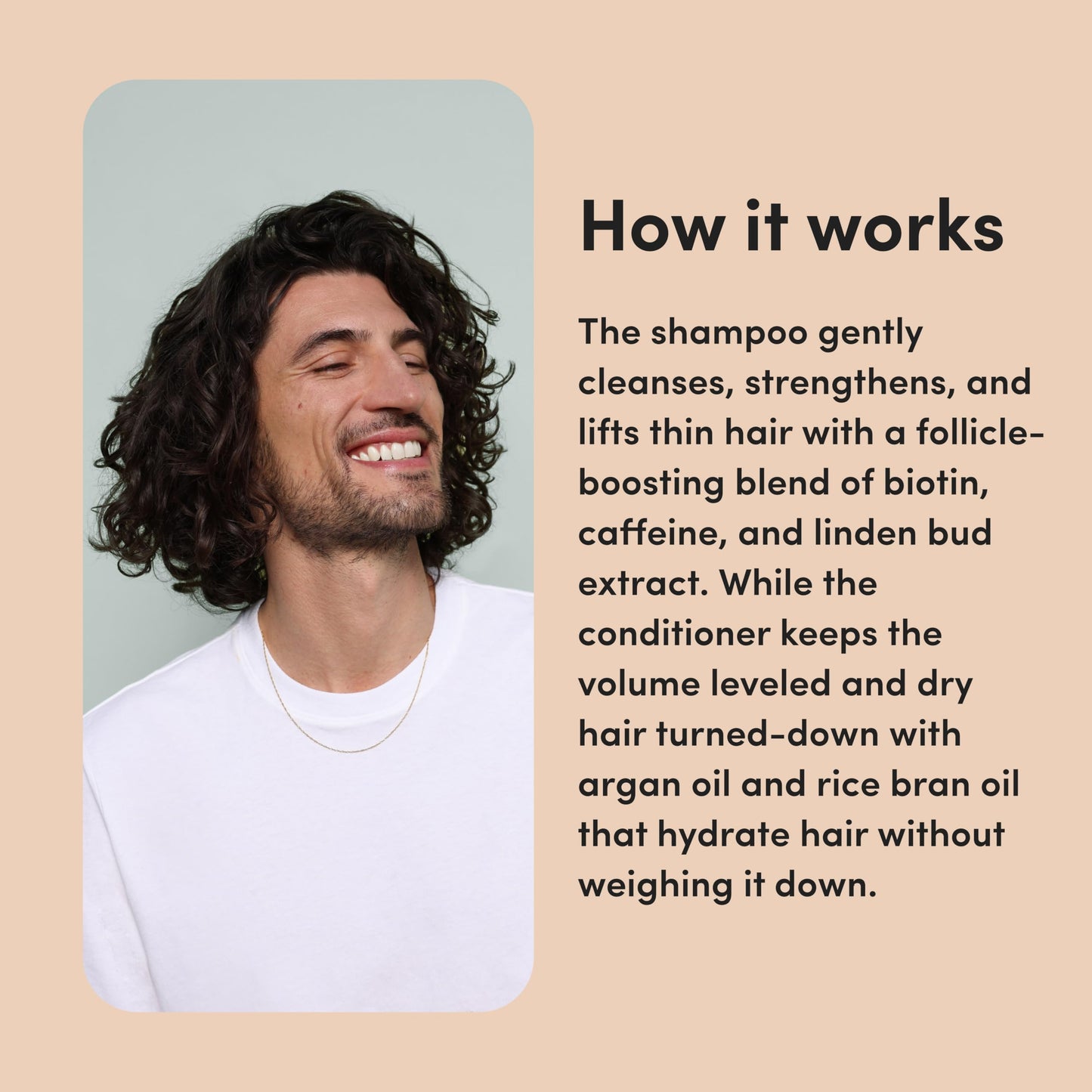 hims Max Volume Shampoo & Conditioner Set - Biovolume 128, Biotin, & Argan Oil - Root Lift & Moisturizing for Fine Hair - Sulfate-Free, Paraben-Free